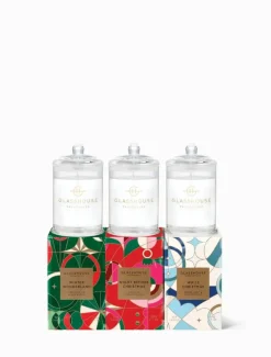 Scented Candles|Glasshouse Fragrances*Glasshouse Christmas Candle Trio - FINAL SALE