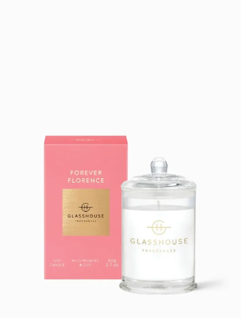 Scented Candles|Glasshouse Fragrances*Glasshouse Fragrances Forever Florence Mini Candle 60G