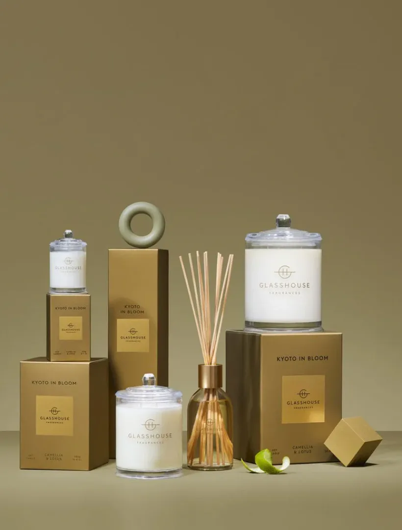Scented Candles|Glasshouse Fragrances*Glasshouse Fragrances Kyoto In Bloom Candle 380G