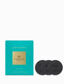 Car Diffusers|Diffusers*Glasshouse Fragrances Lost In Amalfi Car Diffuser Replacement Disks (3pk) - FINAL SALE