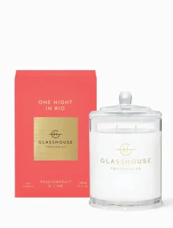 Scented Candles|Glasshouse Fragrances*Glasshouse Fragrances One Night In Rio Candle 380G