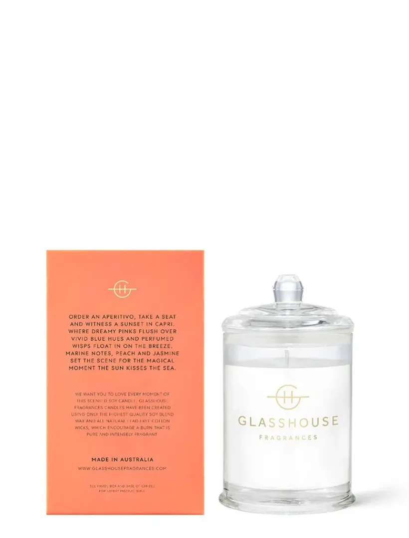 Scented Candles|Glasshouse Fragrances*Glasshouse Fragrances Sunsets in Capri Mini Candle 60g