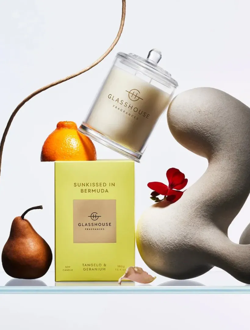 Scented Candles|Glasshouse Fragrances*Glasshouse Fragrances Sunkissed In Bermuda Candle 380g