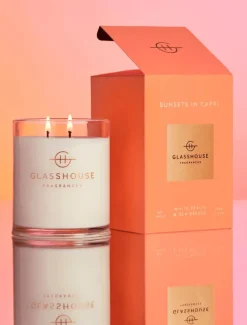 Scented Candles|Glasshouse Fragrances*Glasshouse Fragrances Sunsets In Capri Candle 380g