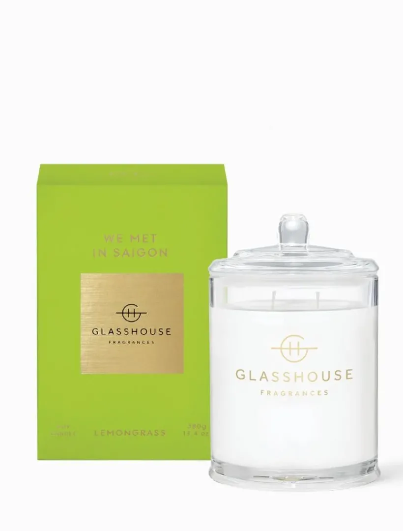 Scented Candles|Glasshouse Fragrances*Glasshouse Fragrances We Met In Saigon Candle 380G
