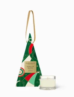 Scented Candles|Glasshouse Fragrances*Glasshouse Kyoto in Bloom Christmas Bauble Candle 30g - FINAL SALE