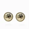 Clip-On Earrings|Earrings*Zjoosh Gold Cushions Clip Ons