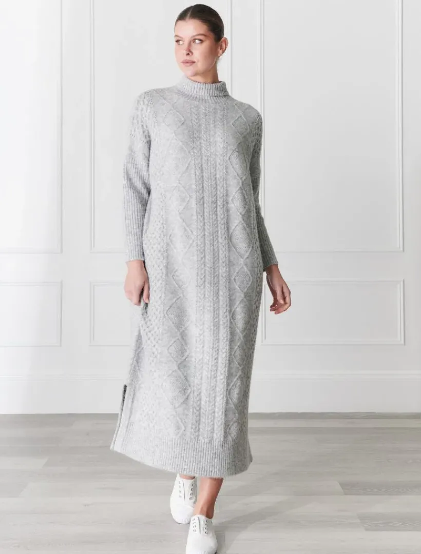 Dresses*Zjoosh Guernsey Knit Dress Grey