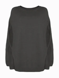 Knits And Jumpers*Zjoosh Gwyneth Cape Black