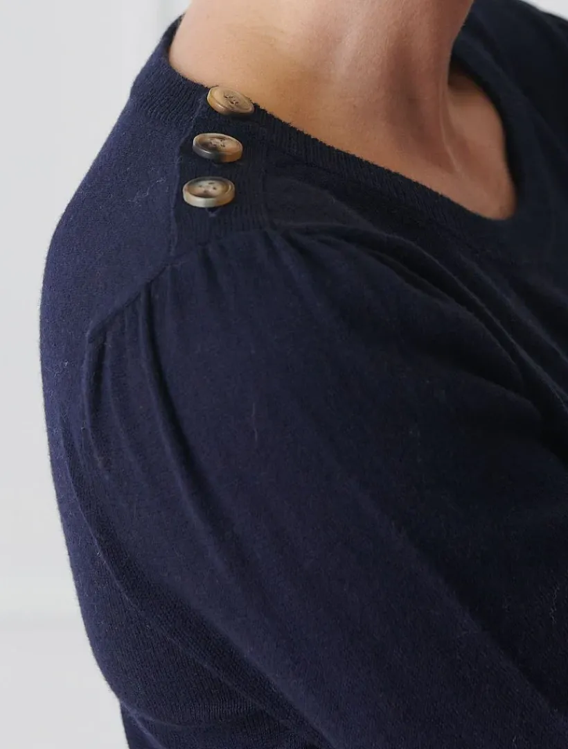 Knits And Jumpers*Zjoosh Gwynie Knit Navy
