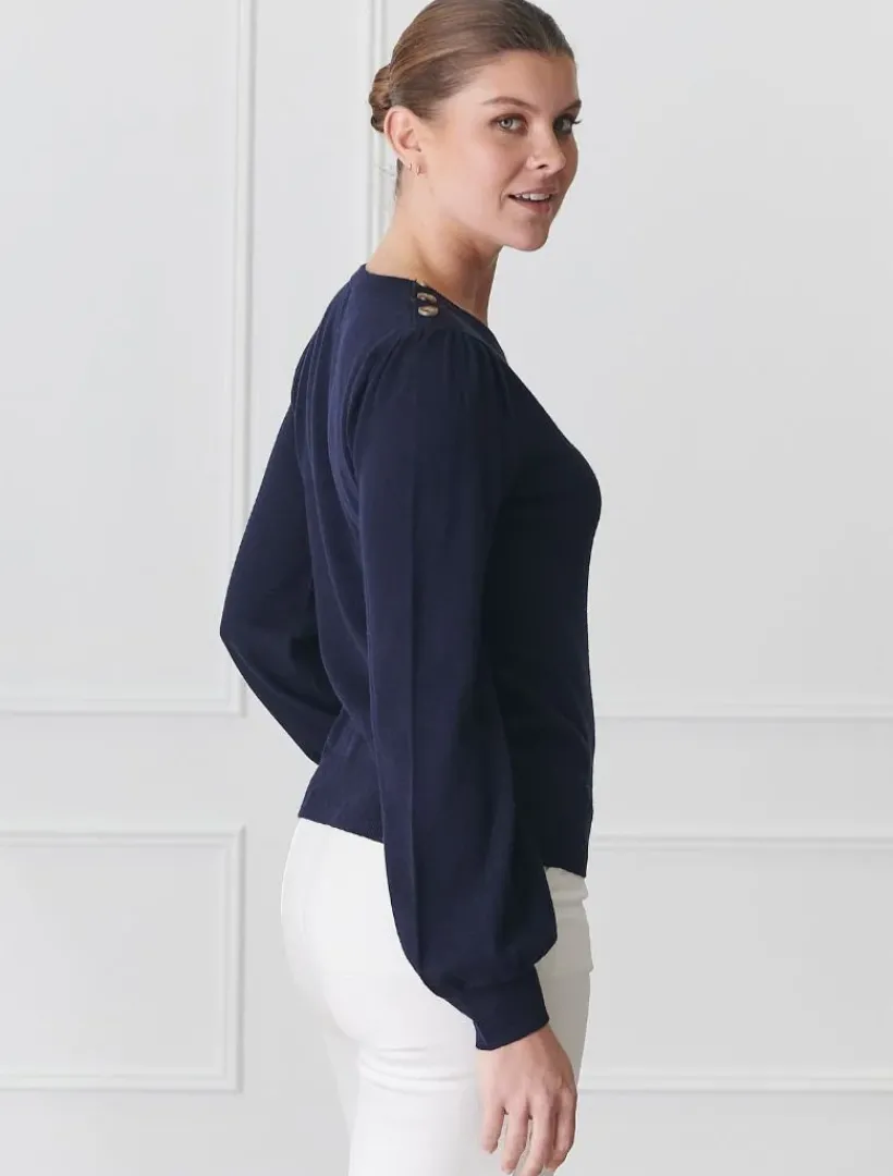 Knits And Jumpers*Zjoosh Gwynie Knit Navy