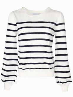 Knits And Jumpers*Zjoosh Gwynie Knit Navy White NavyWhite