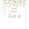 Stationery*Zjoosh Happy Birthday 3 Cakes Card