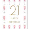 Stationery*Zjoosh Happy 21st Birthday Card