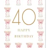 Stationery*Zjoosh Happy 40th Birthday Card