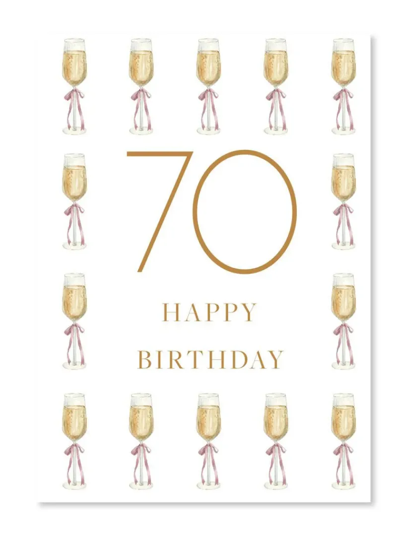 Stationery*Zjoosh Happy 70th Birthday Card