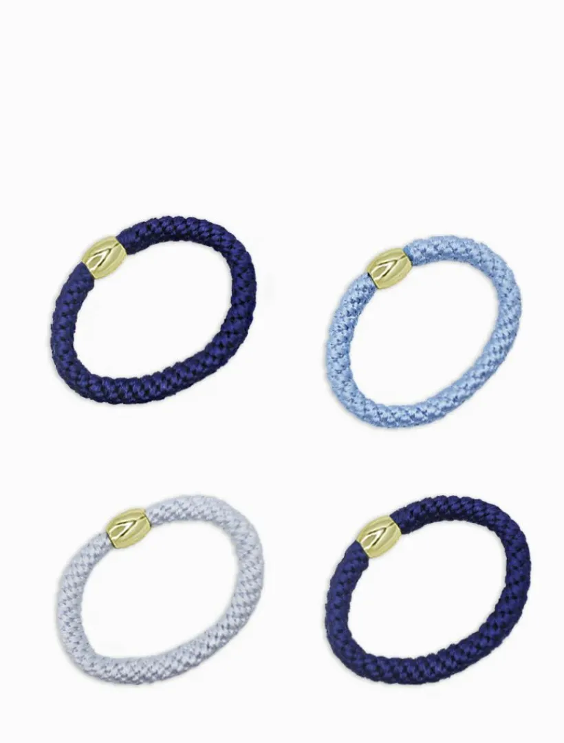 Hats & Hair Accessories*Zjoosh Harvey Hair Ties Set Blue