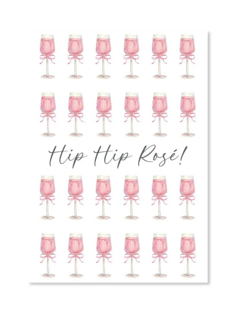 Stationery*Zjoosh Hip Hip Rose Card