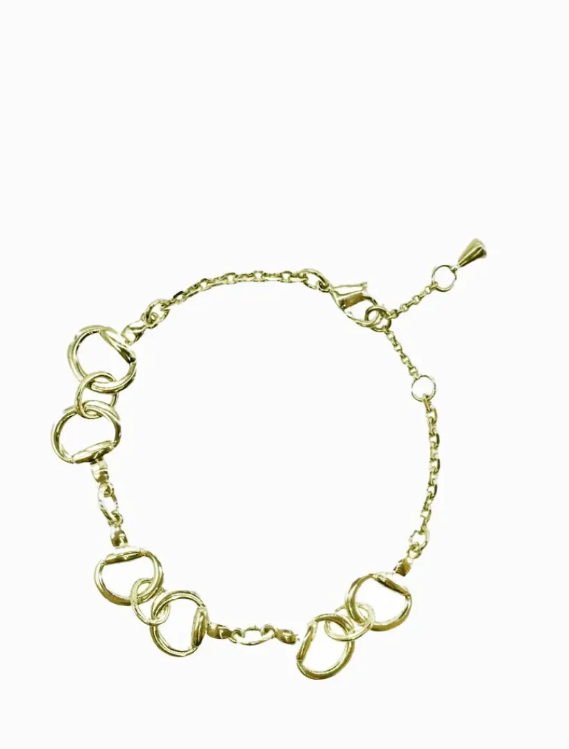 Bangles And Bracelets|Gold Jewellery*Zjoosh Horsebit Bracelet Gold