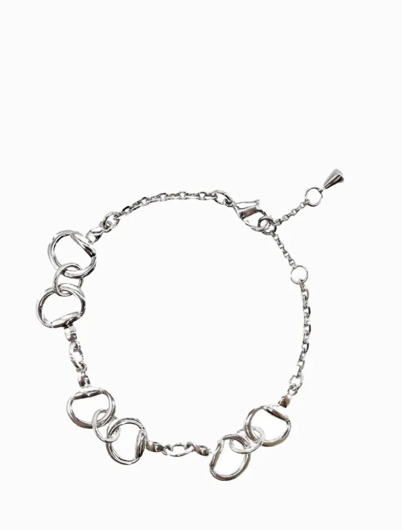 Bangles And Bracelets|Silver Jewellery*Zjoosh Horsebit Bracelet Silver