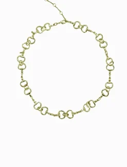 Necklaces|Gold Jewellery*Zjoosh Horsebit Necklace Short Gold