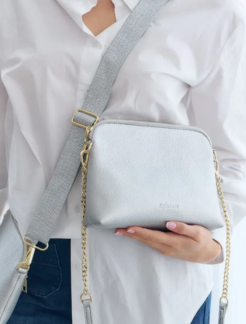 Cross Body Bags*Zjoosh Hudson Cross Body Bag Silver