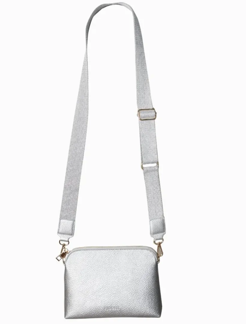 Cross Body Bags*Zjoosh Hudson Cross Body Bag Silver