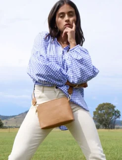 Cross Body Bags*Zjoosh Hudson Cross Body Bag Tan