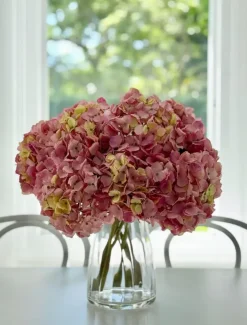 Flowers*Zjoosh Hydrangea Stem 52cm Dark Pink DarkPink