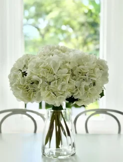 Flowers*Zjoosh Hydrangea Stem 52cm White