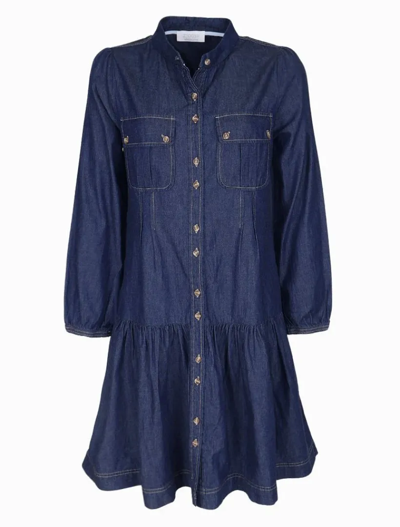 Dresses*Zjoosh Indie Denim Dress Dark Indigo DarkIndigo
