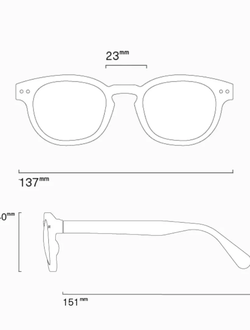 Reading Glasses*Izipizi Reading C Tortoise