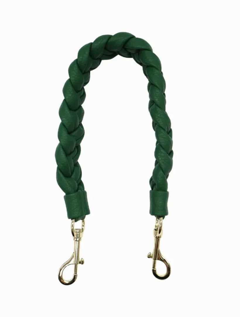 Bag Straps|Bag Straps*Zjoosh Jacie Plaited Strap - FINAL SALE Green