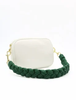 Bag Straps|Bag Straps*Zjoosh Jacie Plaited Strap - FINAL SALE Green