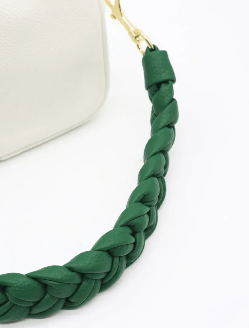 Bag Straps|Bag Straps*Zjoosh Jacie Plaited Strap - FINAL SALE Green