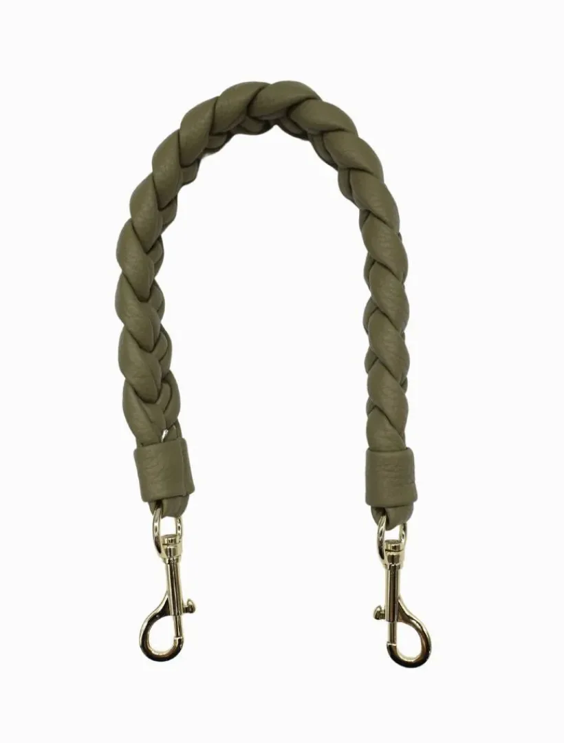 Bag Straps|Bag Straps*Zjoosh Jacie Plaited Strap - FINAL SALE Khaki