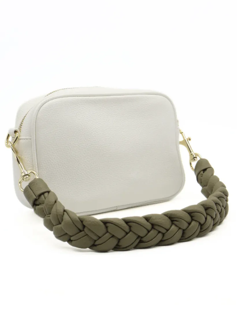 Bag Straps|Bag Straps*Zjoosh Jacie Plaited Strap - FINAL SALE Khaki