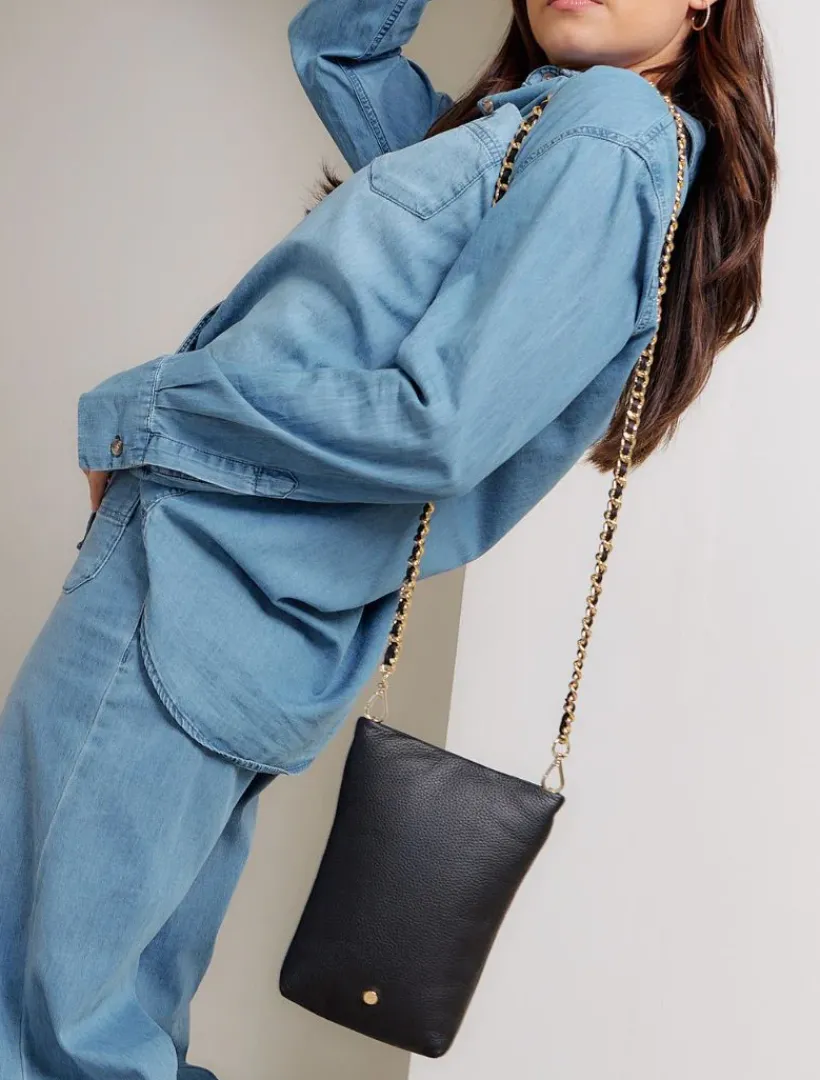 Cross Body Bags|Zjoosh Leather*Zjoosh Janis Cross Body Bag Black