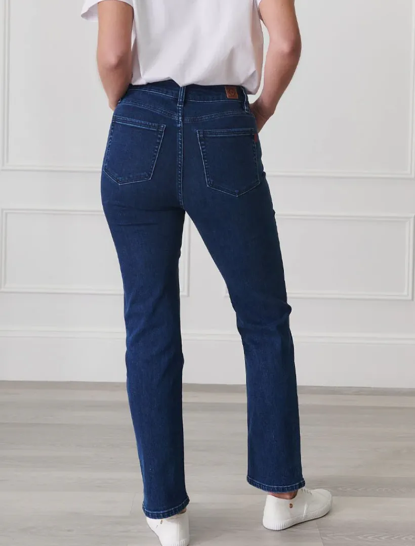Pants*Zjoosh Jenna Straight Leg Jean Indigo