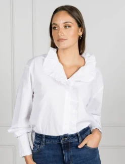 Shirts And Tops*Zjoosh Jessica Shirt White