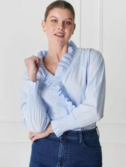 Shirts And Tops*Zjoosh Jessie V Shirt Blue