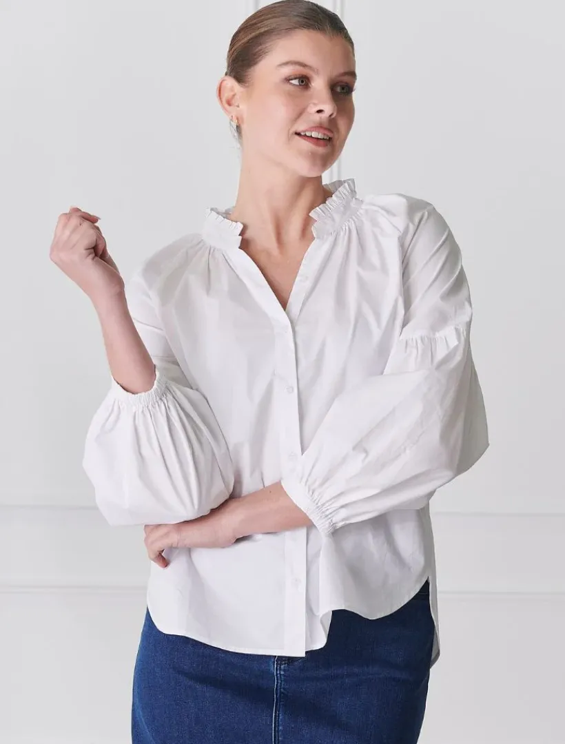 Shirts And Tops*Zjoosh Jo Shirt White
