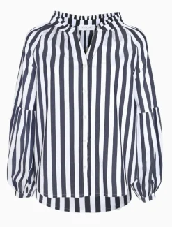 Shirts And Tops*Zjoosh Jo Stripe Shirt Navy