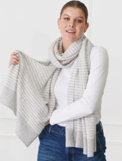 Cashmere Scarves|Scarves*Zjoosh Joseph Cashmere Scarf Beige Ivory BeigeIvory