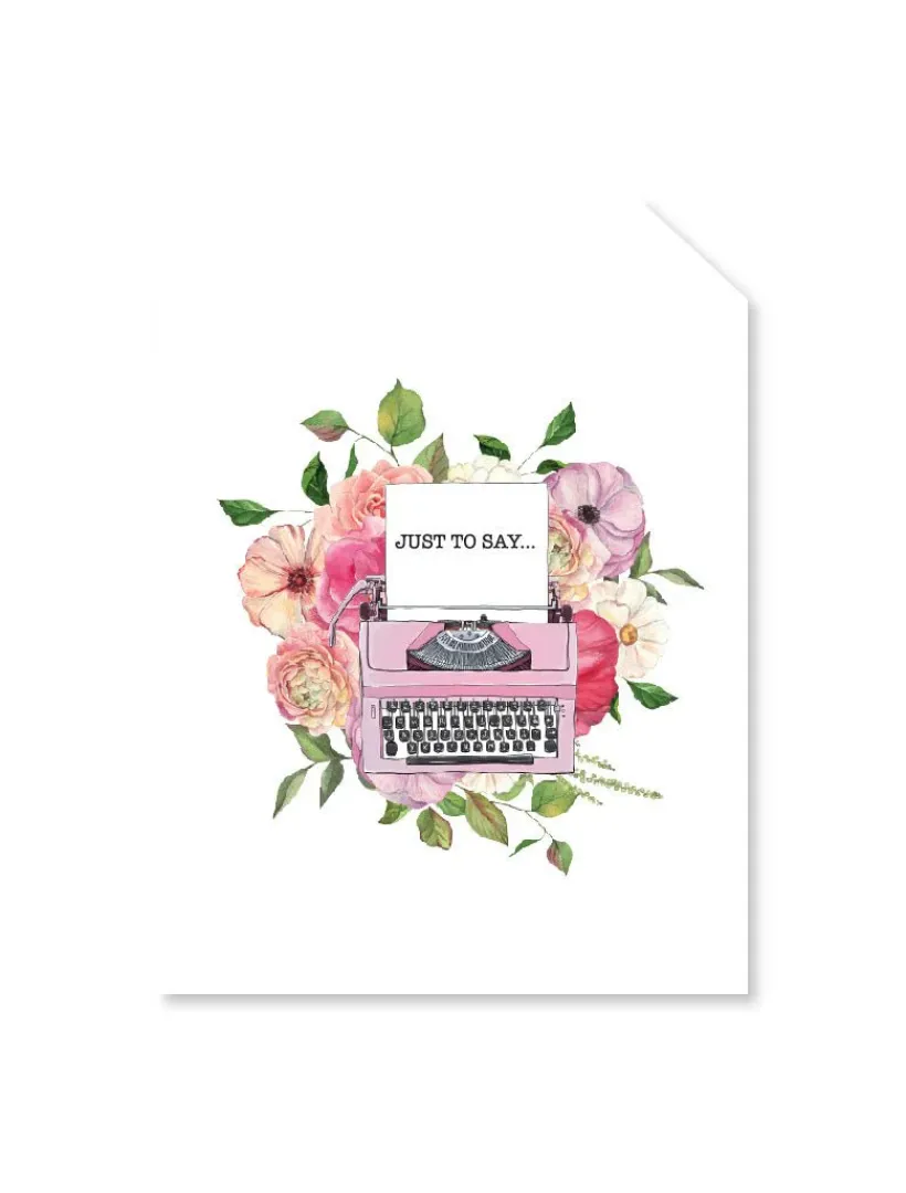 Stationery*Zjoosh Just To Say Tag Pink