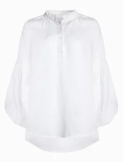 Shirts And Tops*Zjoosh Kell Shirt Linen White