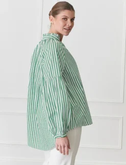 Shirts And Tops*Zjoosh Kell Shirt Stripe Green