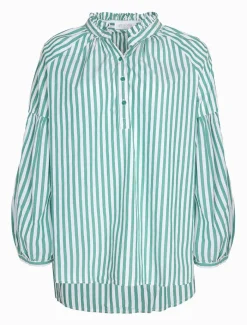 Shirts And Tops*Zjoosh Kell Shirt Stripe Green