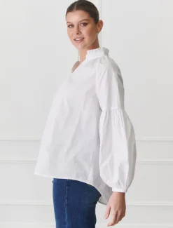 Shirts And Tops*Zjoosh Kell Shirt White