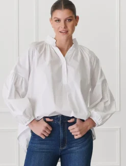 Shirts And Tops*Zjoosh Kell Shirt White